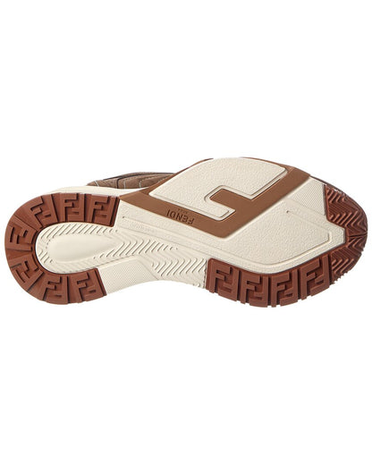 Fendi Flow Leather Sneaker