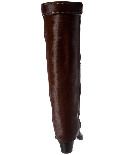 Fendi Show Haircalf Knee-High Boot