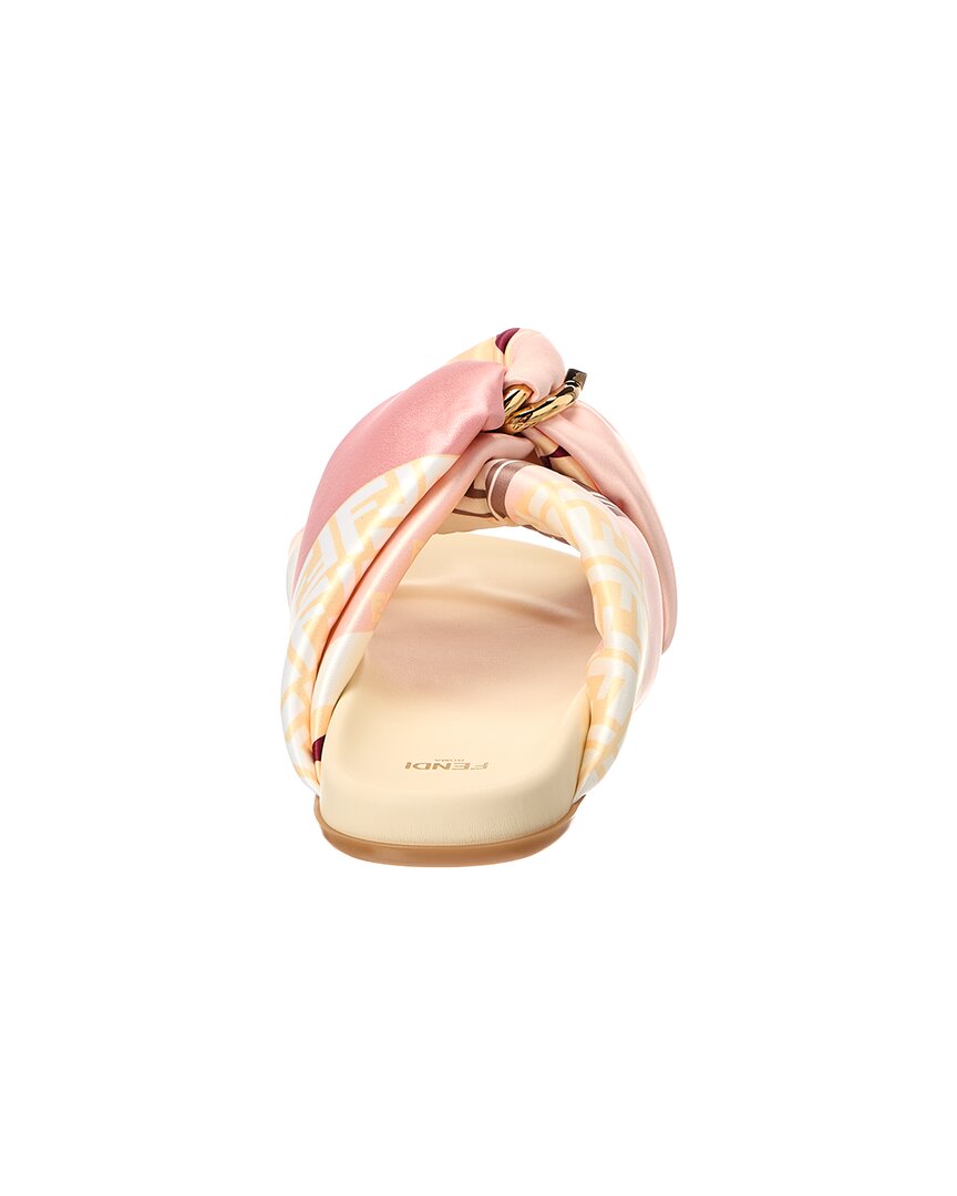 Fendi Feel Satin Sandal