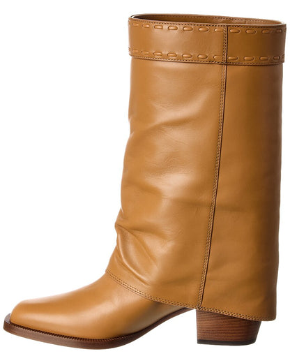 Fendi Ff Leather Boot