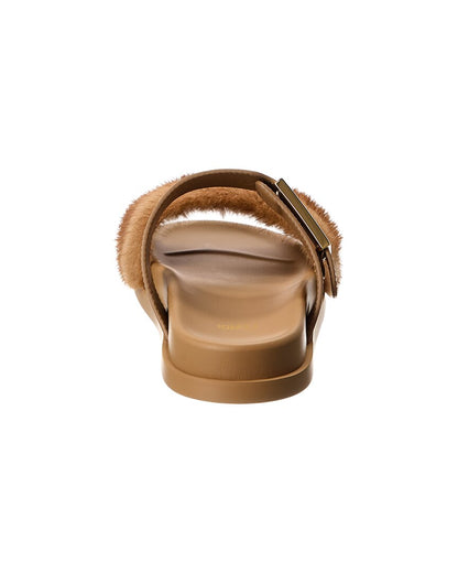 Fendi Feel Leather Sandal