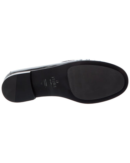 Fendi Baguette Leather Loafer