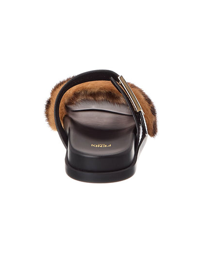 Fendi Feel Leather Sandal