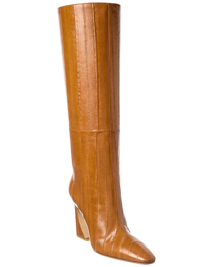 Fendi Arco Leather Knee-High Bootie