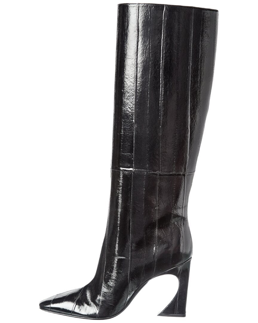 Fendi Arco Fine Patent Over-The-Knee Boot
