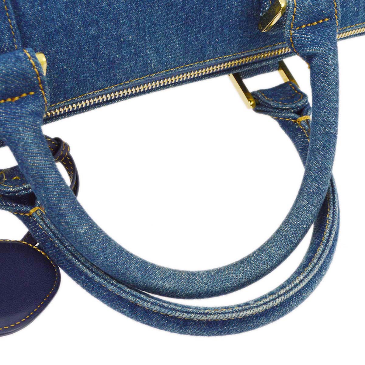 Chanel Blue 2way Shoulder Handbag