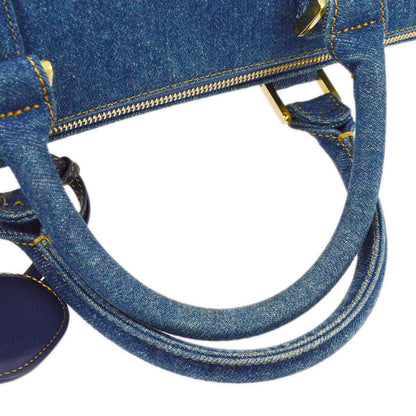 Chanel Blue 2way Shoulder Handbag