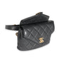 Chanel Flap Quilted Calfskin Black Shoulder Bag