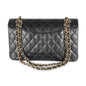Chanel Flap Medium Classic Quilted Caviar Black Shoulder Bag Style 5