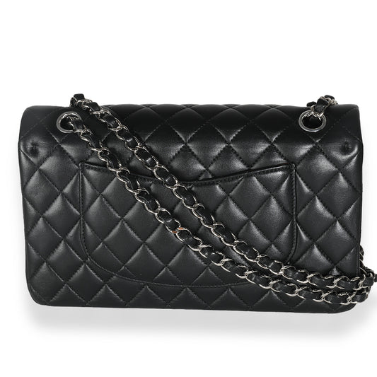 Chanel Flap Medium Classic Quilted Lambskin Black Shoulder Bag