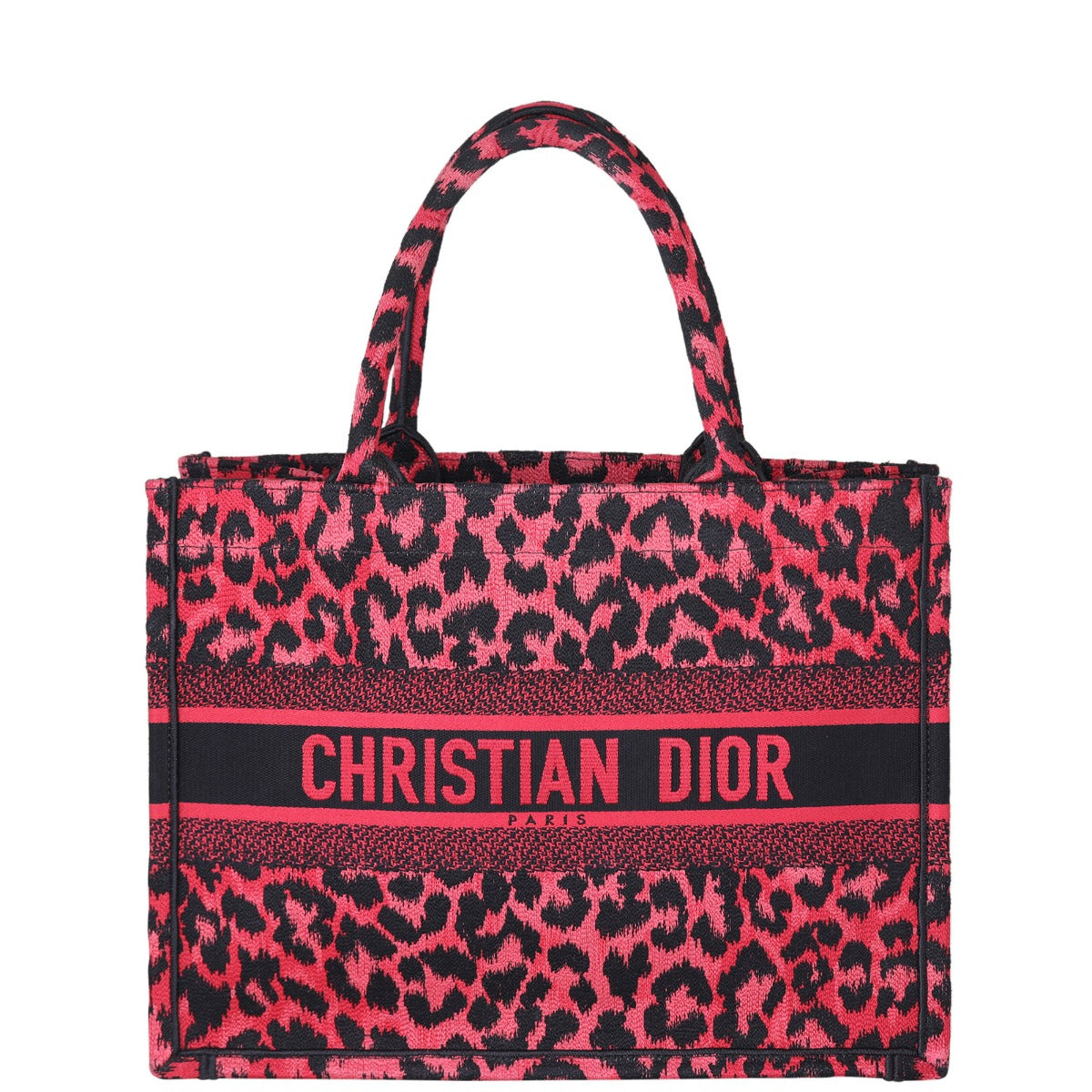 Dior Book Tote Medium Leopard