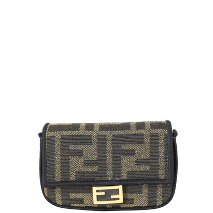 Fendi Nano Baguette Charm Jacquard