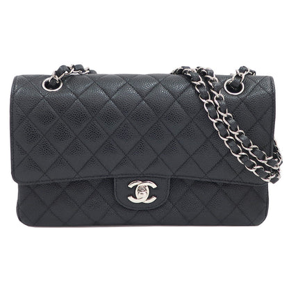 Chanel Flap Caviar Chain Shoulder Bag