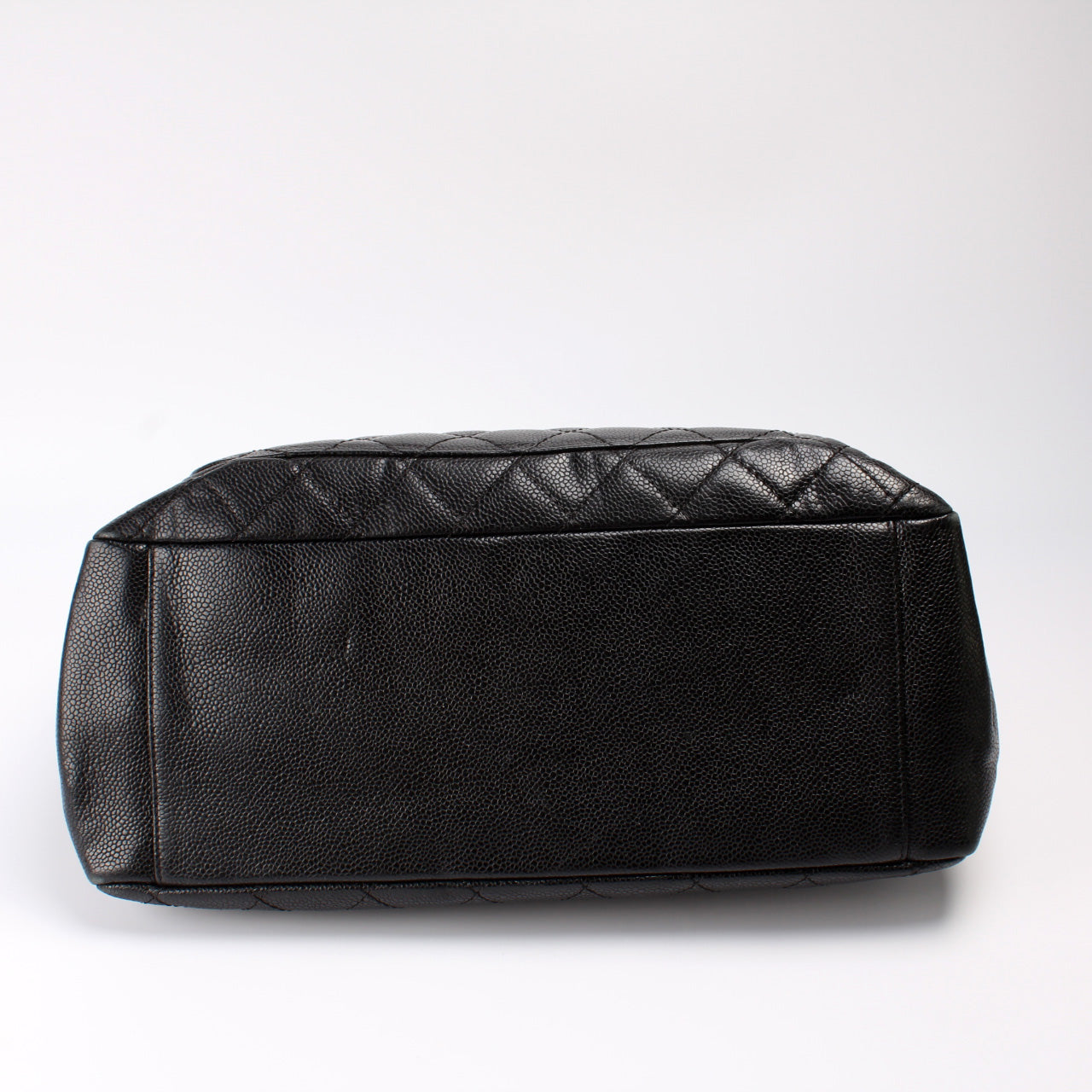 Grand Shopping Tote Caviar