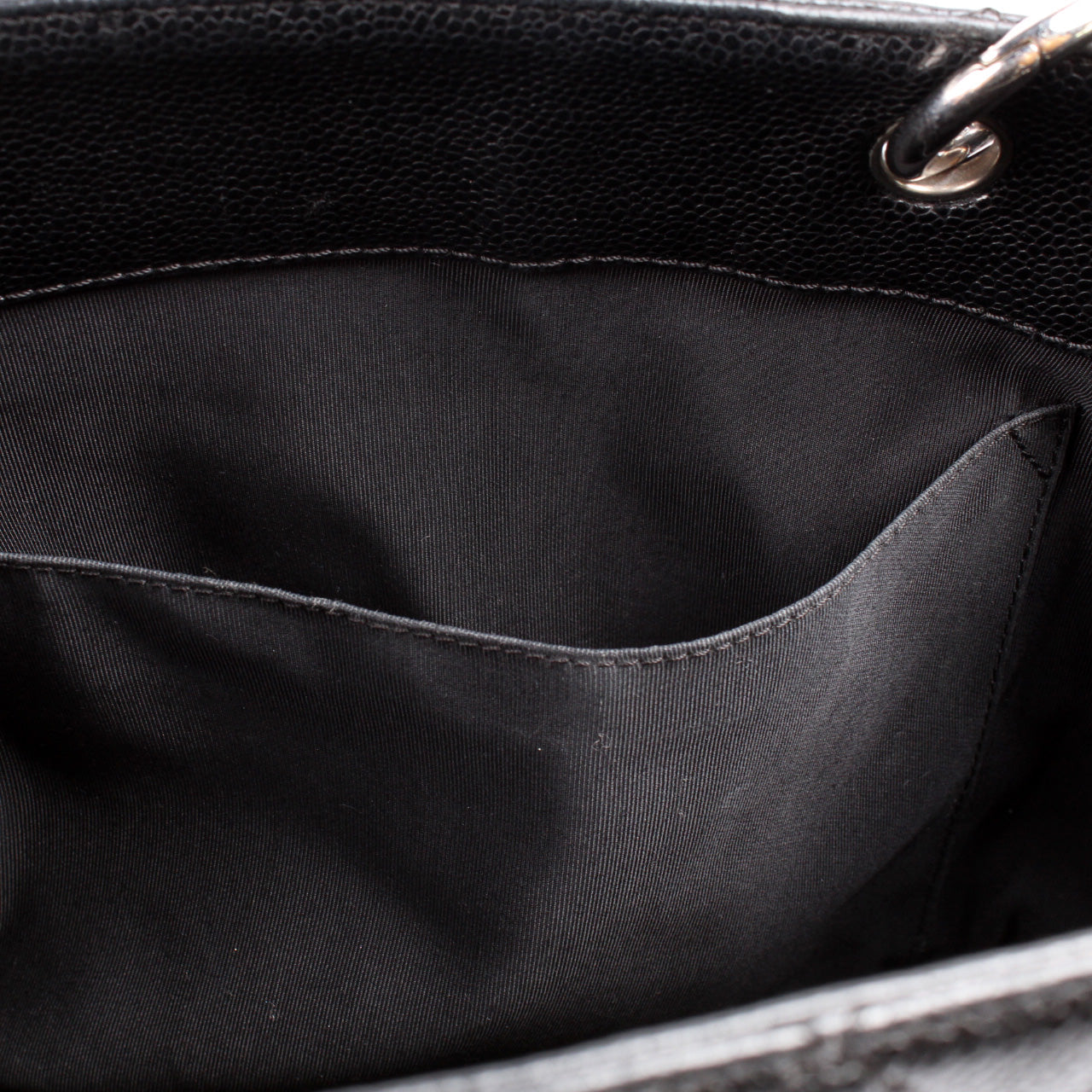 Grand Shopping Tote Caviar