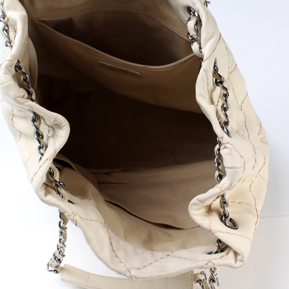 Expandable Ligne Drawstring Bag
