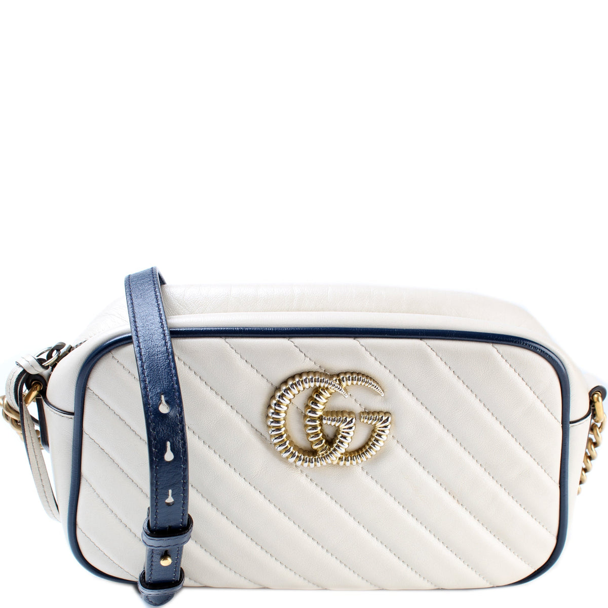 447632 Marmont Torchon Small Leather Camera
