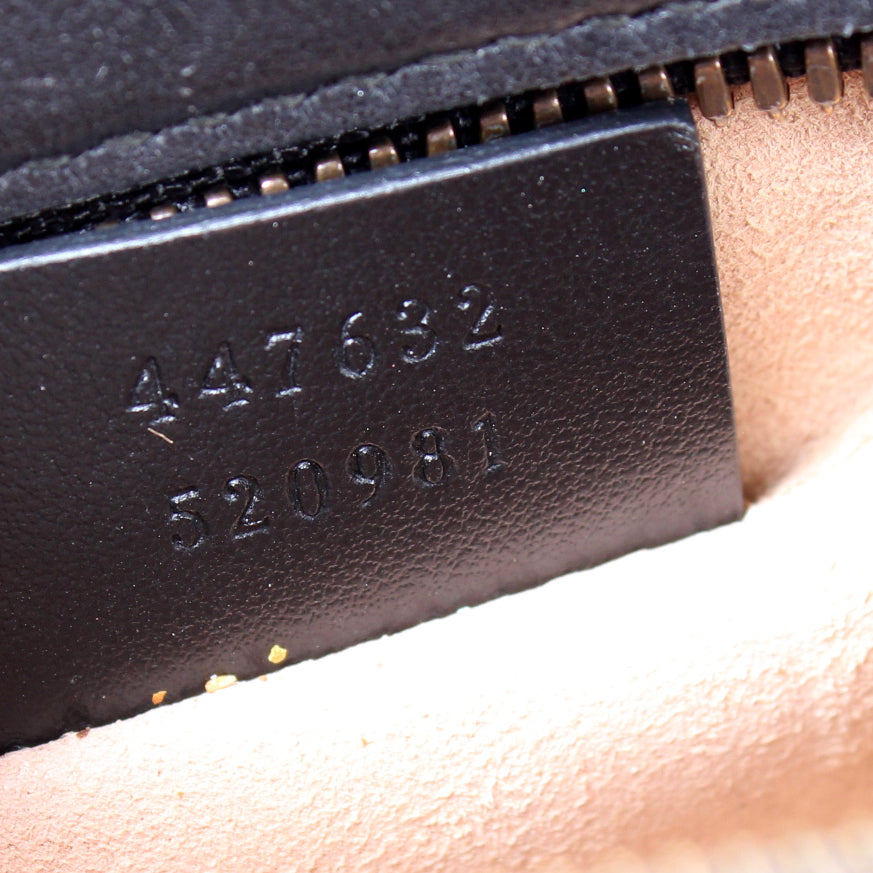 447632 GG Marmont Small Leather Camera