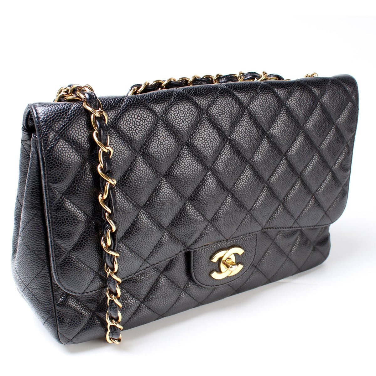 Classic Flap Jumbo Caviar 13M