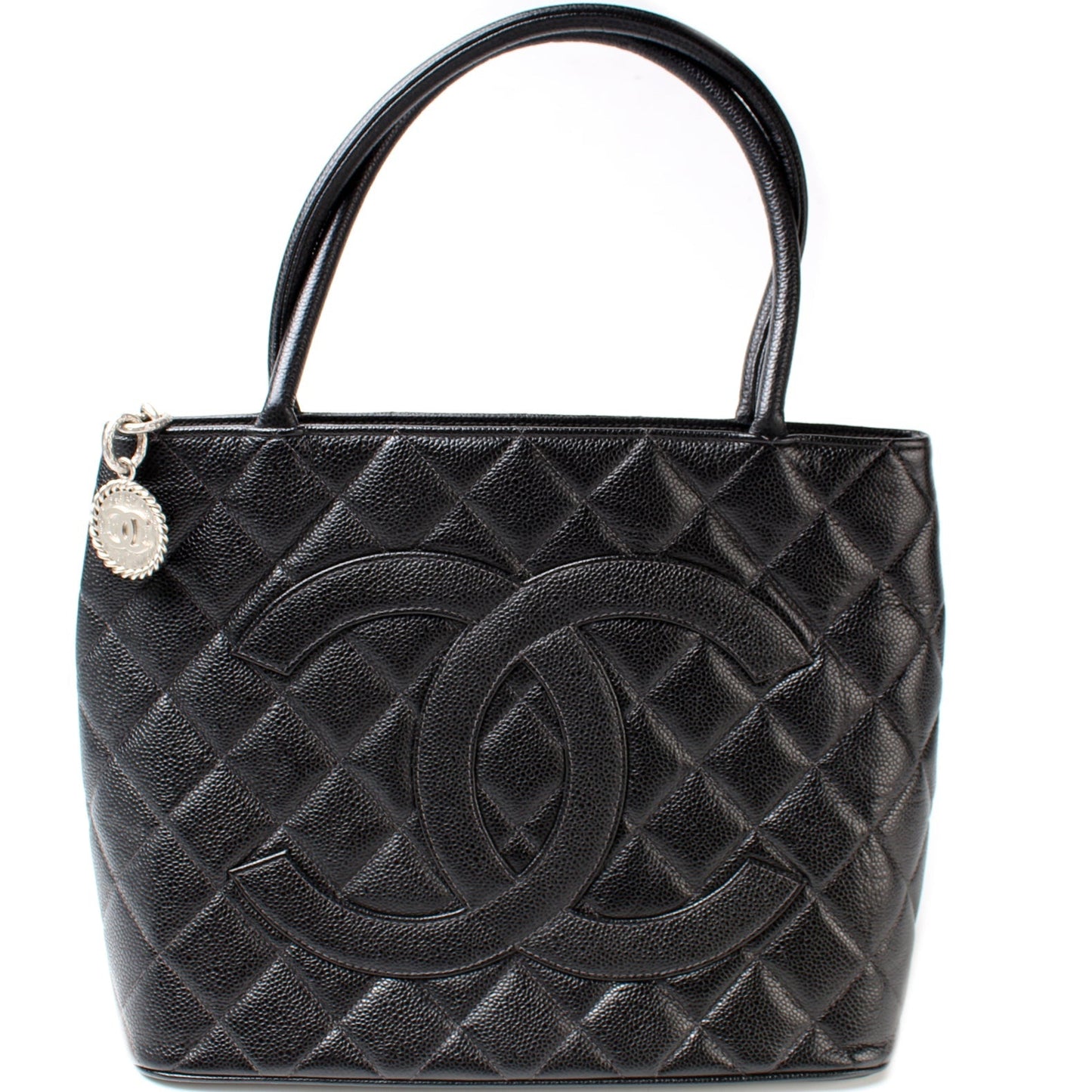 Medallion Tote Caviar