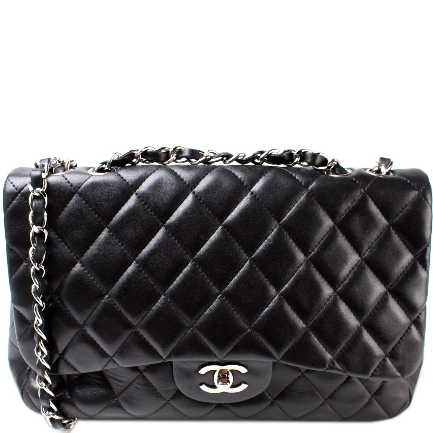 Classic Flap Jumbo Lambskin 12M