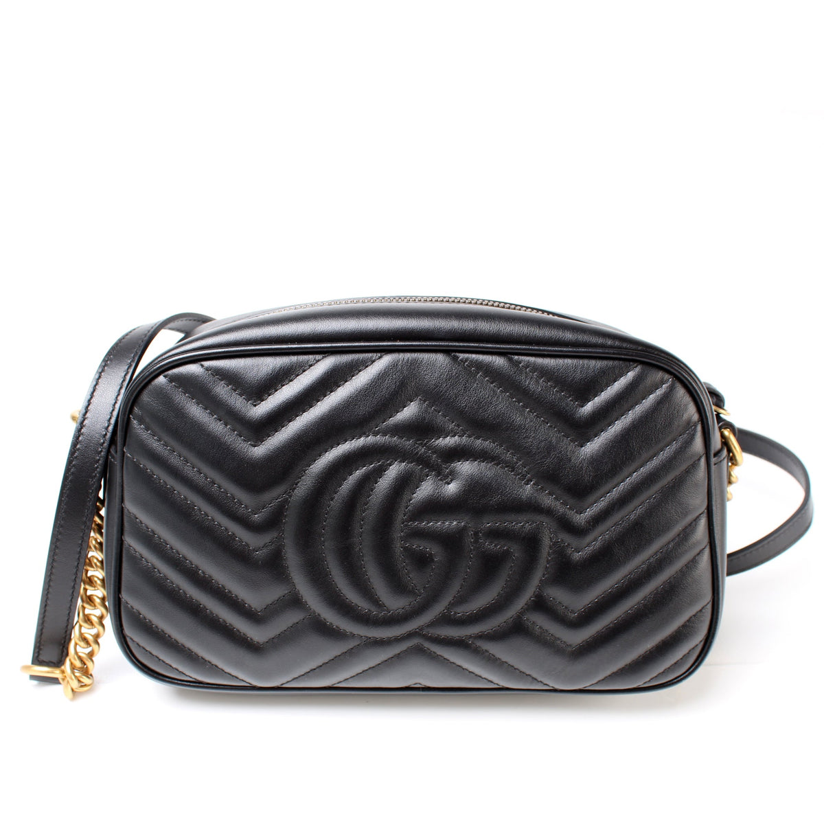 447632 Marmont Small Leather Camera Bag