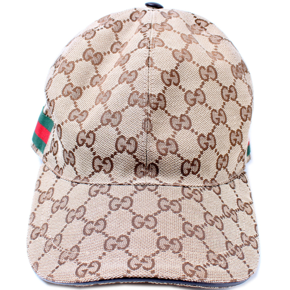 200035 GG Canvas Web Hat Size Large