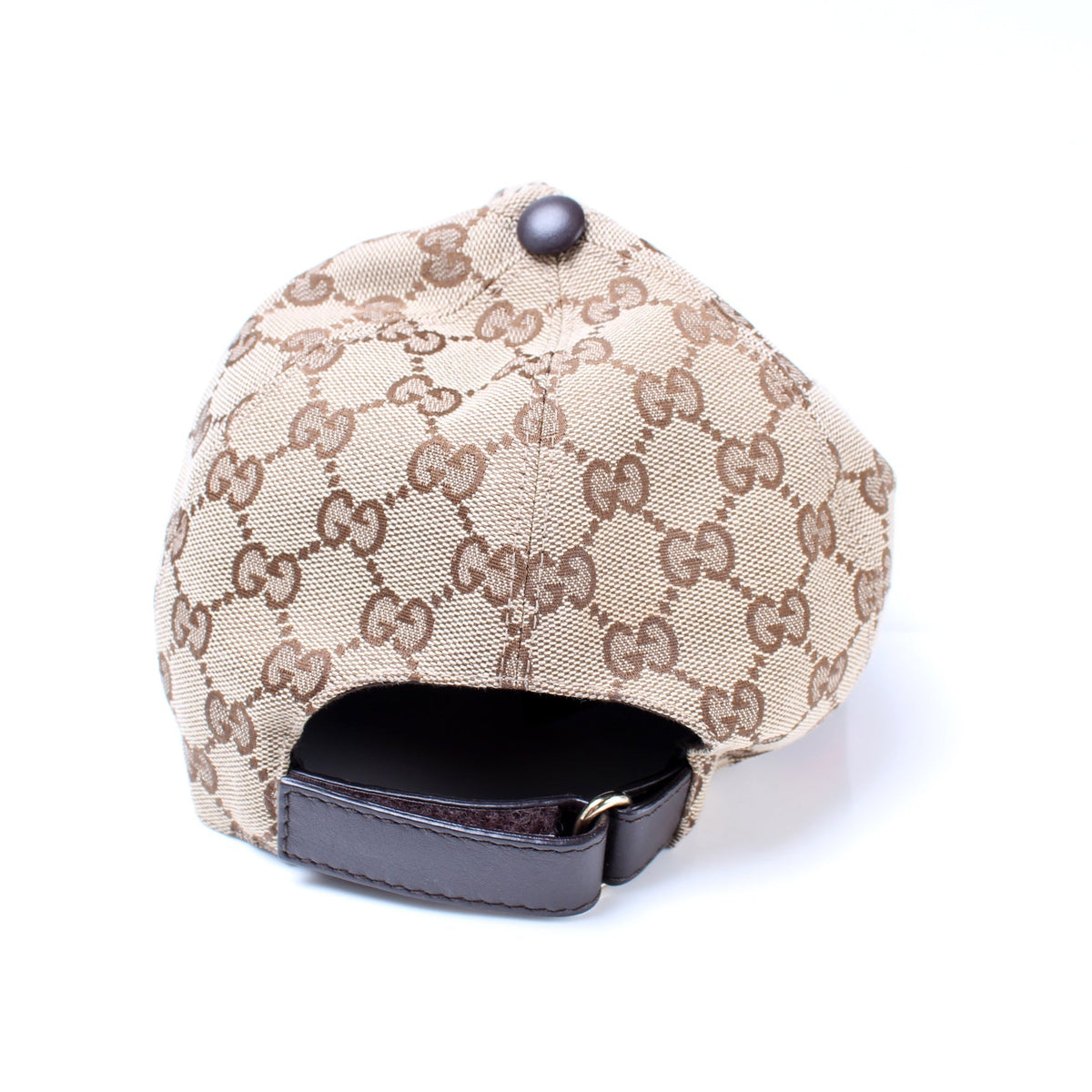 200035 GG Canvas Web Hat Size Large