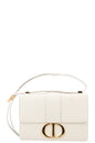 Christian Dior 30 Montaigne Bag Leather White