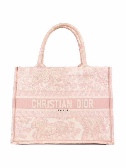 Dior Pink Cream Medium Book Tote