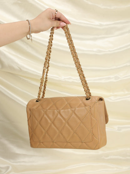 Chanel Flap Beige Shoulder Bag Style