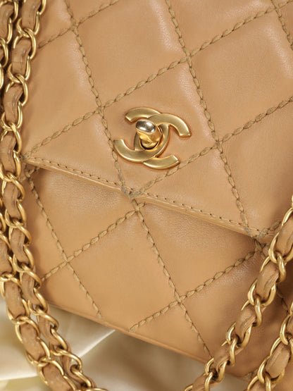Chanel Flap Beige Shoulder Bag Style
