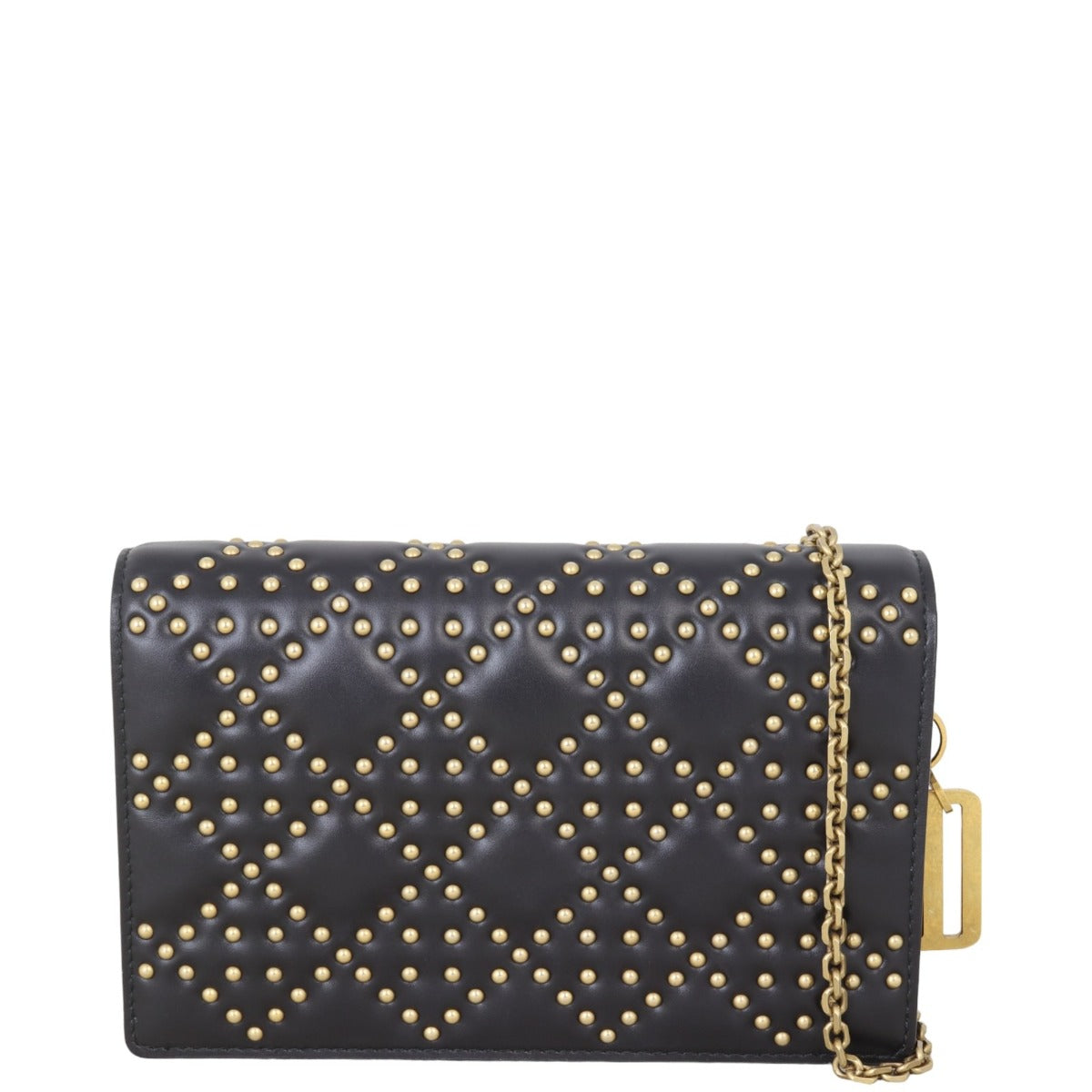 Dior Lady Dior Studded Wallet on Chain