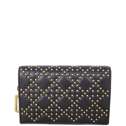 Dior Lady Dior Studded Wallet on Chain