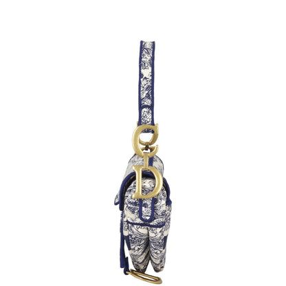 Dior Saddle Bag Toile de Jouy Reverse