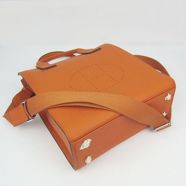 Luxury Hermes Toolbox 8076 Mens Orange Bag