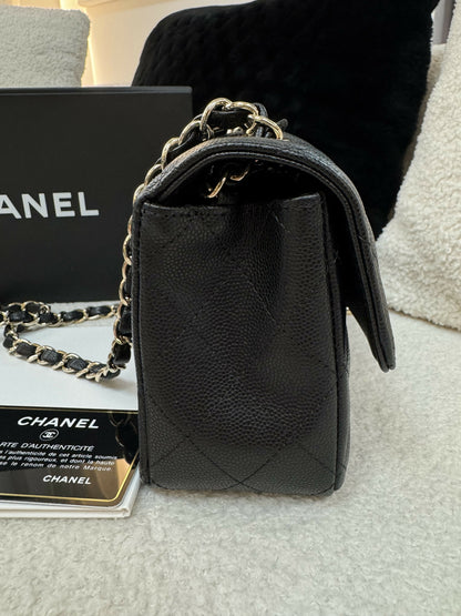 Chanel 17 Small Classic Flap Caviar Bag