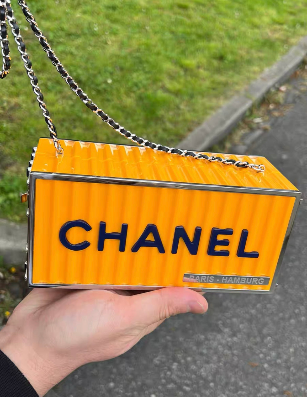 Chanel Luxury Leather Yellow Clutch