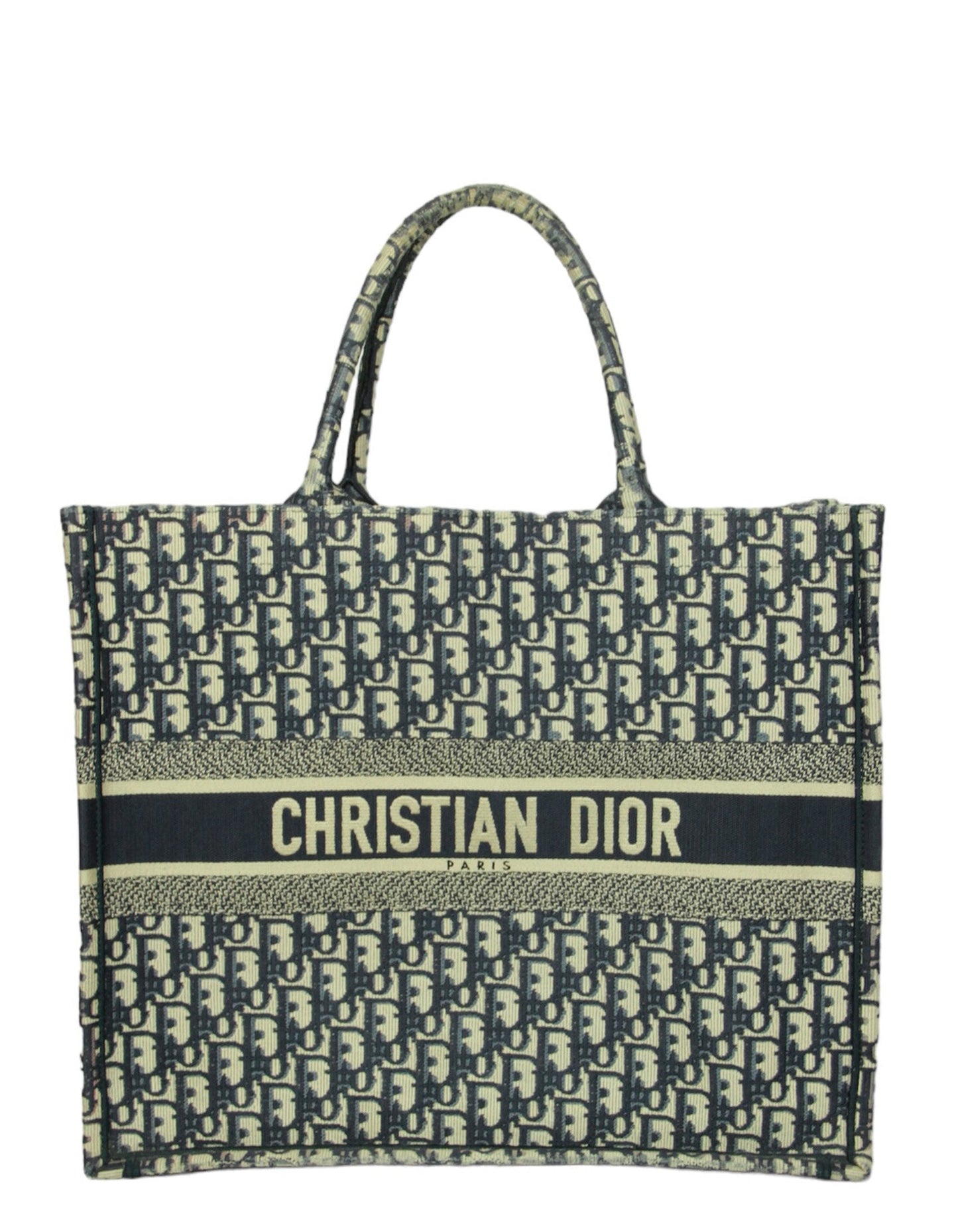 Dior Book Tote Oblique Blue Tote Bag Style 14