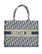 Christian Dior 2020 Blue Oblique Monogram Small Book Tote Bag