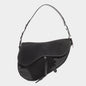 Dior Saddle So Black Fabric and Patent Leather Shoulder Bag