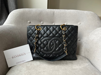 Chanel Caviar Black Luxury Tote Style