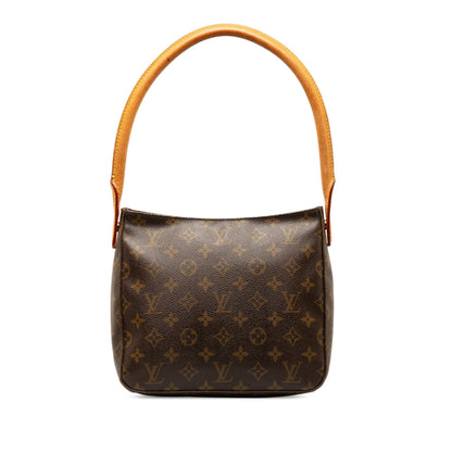 Brown Louis Vuitton Monogram Looping MM Shoulder Bag