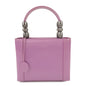 Christian Dior Maris Pearl Patent Leather Hand Bag Purple