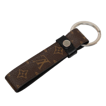 Brown Louis Vuitton Monogram Dragonne Key Chain