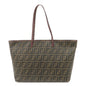 FENDI Zucca PVC Tote Bag Shoulder Bag Brown 8BH185-UZD