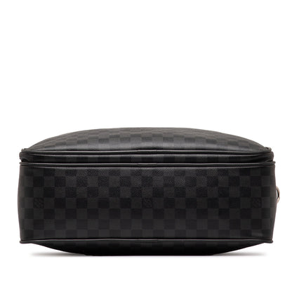 Black Louis Vuitton Damier Graphite Icare Business Bag
