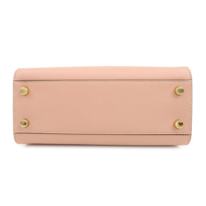 FENDI Peekaboo Iconic Essentially Leather 2Way Bag Pink 8BN302