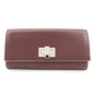 FENDI Peekaboo Leather Bi-fold Continental Wallet Long Wallet 8M0377