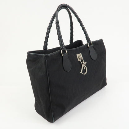 Christian Dior Trotter Nylon Canvas Leather Lovely Shoulder Bag